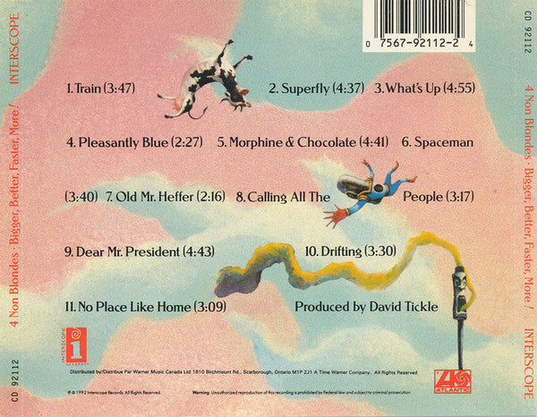 4 Non Blondes : Bigger, Better, Faster, More! (CD, Album)