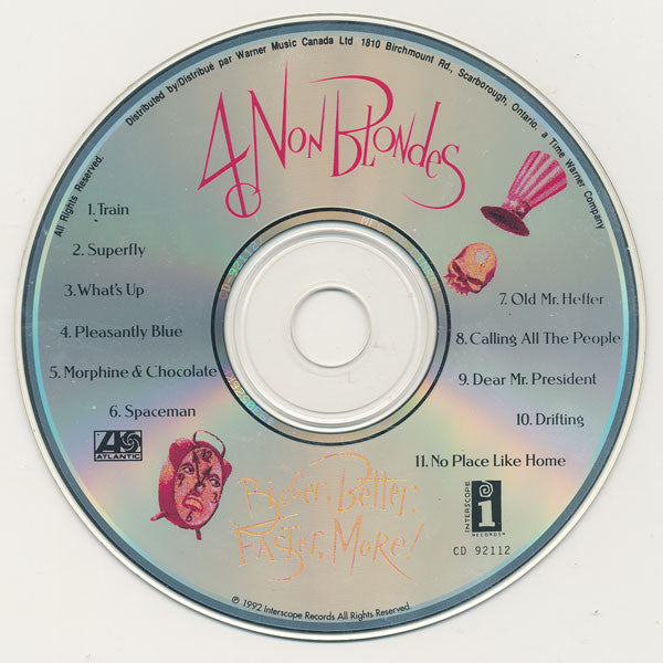 4 Non Blondes : Bigger, Better, Faster, More! (CD, Album)