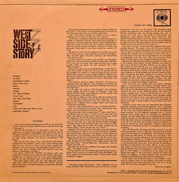 Leonard Bernstein : West Side Story (The Original Sound Track Recording) (LP, RE)