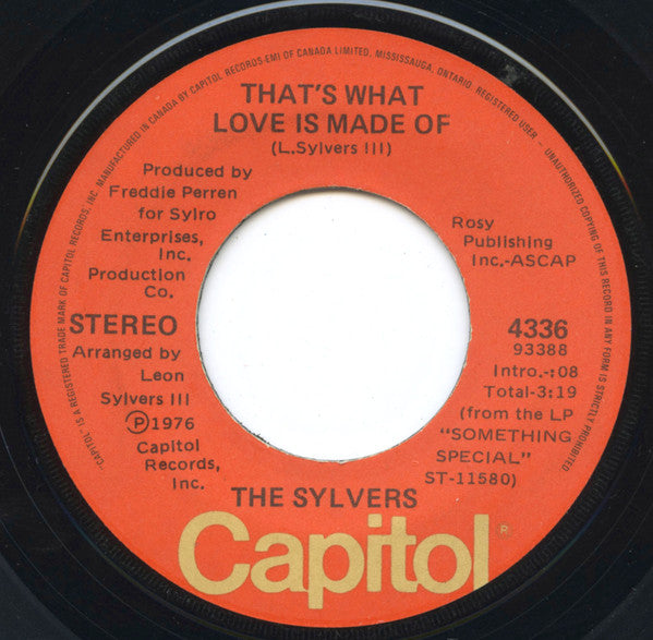 The Sylvers : Hot Line (7", Single)
