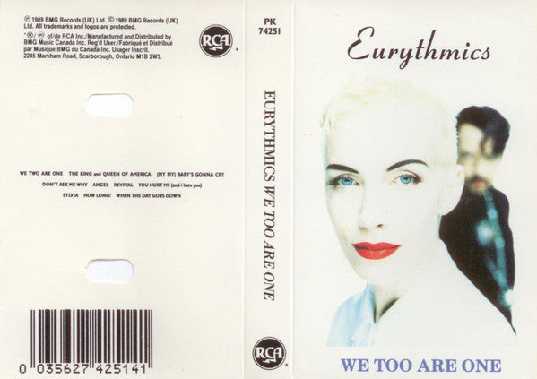 Eurythmics : We Too Are One (Cass, Album, Dol)