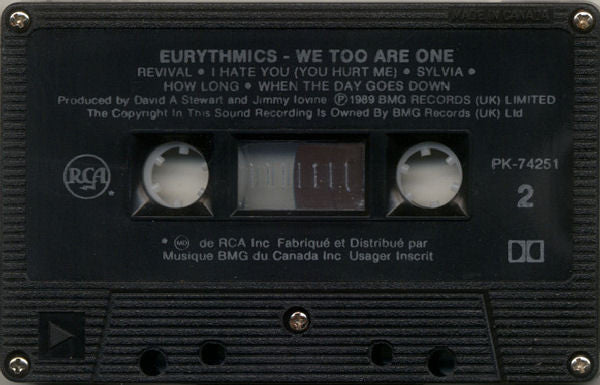 Eurythmics : We Too Are One (Cass, Album, Dol)