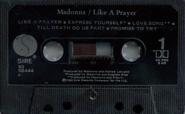 Madonna : Like A Prayer (Cass, Album, Bla)