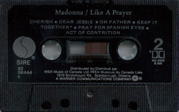 Madonna : Like A Prayer (Cass, Album, Bla)