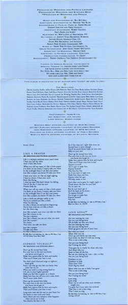 Madonna : Like A Prayer (Cass, Album, Bla)