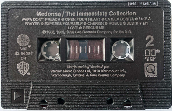 Madonna : The Immaculate Collection (Cass, Comp)