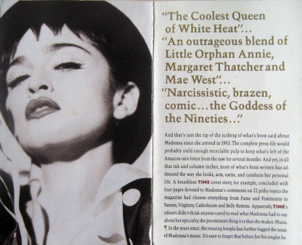 Madonna : The Immaculate Collection (Cass, Comp)