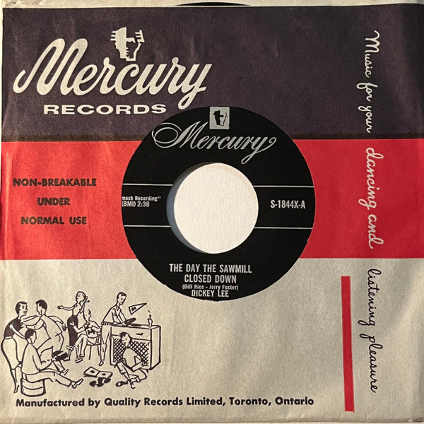 Dickey Lee : The Day The Sawmill Closed Down / She Wants To Be Bobby's Girl (7", Single)