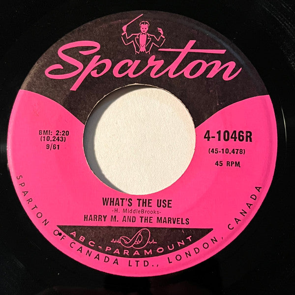 Harry Middlebrooks and  The Marvels (5) : The "U-T" / What's The Use (7", Single)