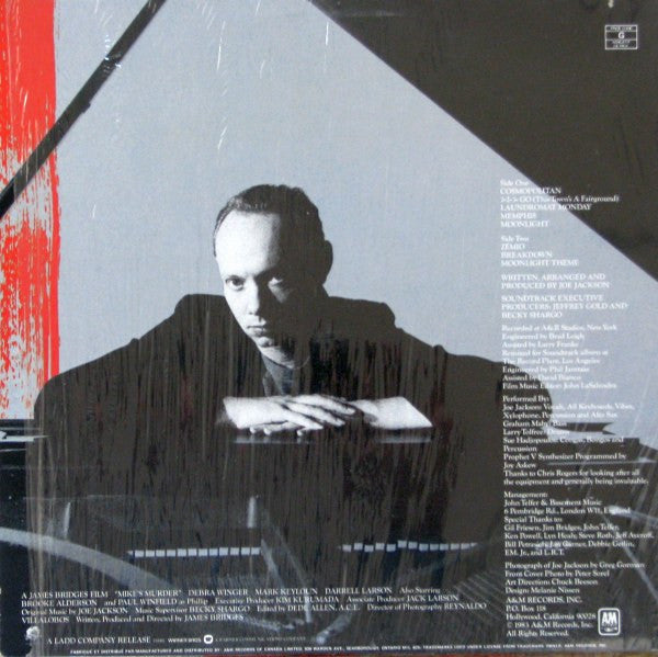 Joe Jackson : Mike's Murder - The Motion Picture Soundtrack (LP, Album)