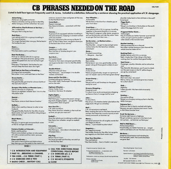 Leif Jensen (6) : How To CB. (LP, Album)