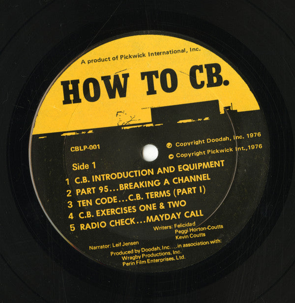 Leif Jensen (6) : How To CB. (LP, Album)