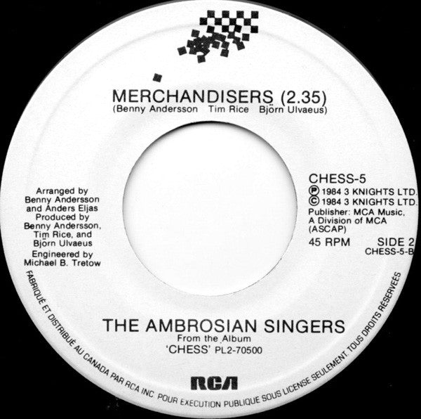 Björn Skifs : The Arbiter (7", Single)