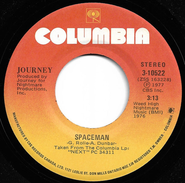 Journey : Spaceman (7")