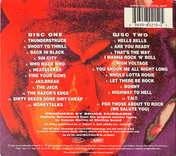 AC/DC : Live (2xCD, Album, Enh, RE, RM, Spe)