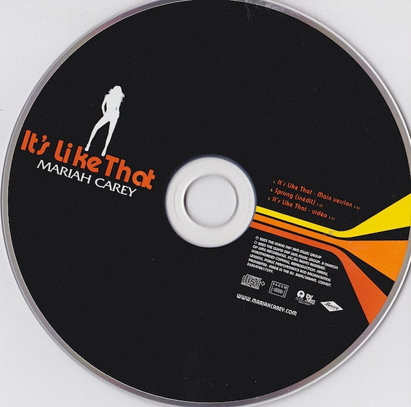 Mariah Carey : It's Like That (CD, Single, Enh, Ltd)