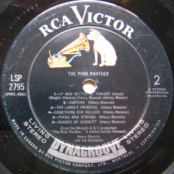 Henry Mancini : The Pink Panther (Music From The Film Score) (LP, Album)