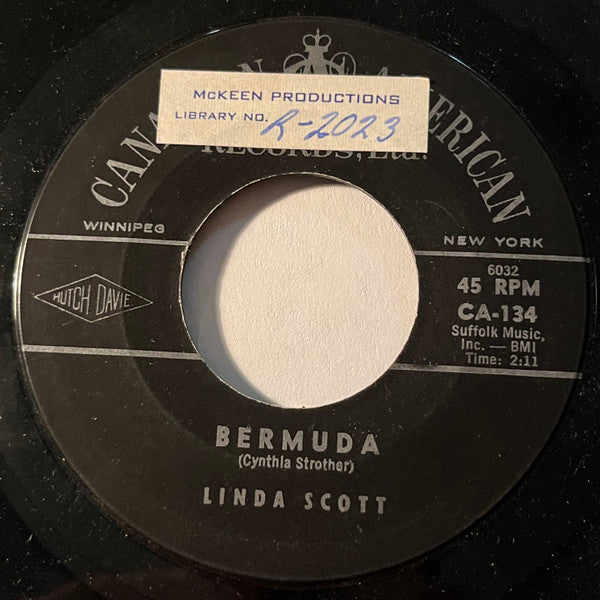Linda Scott : Bermuda / Lonely For You (7", Single)