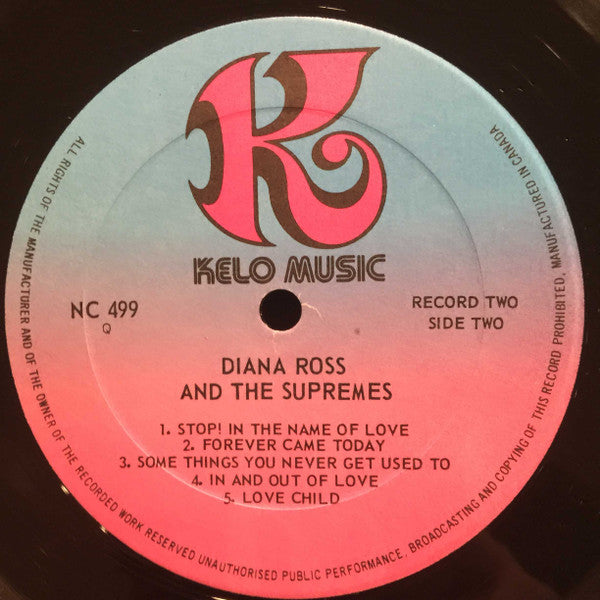 Diana Ross And The Supremes* : Greatest Hits (2xLP, Comp)