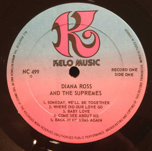 Diana Ross And The Supremes* : Greatest Hits (2xLP, Comp)