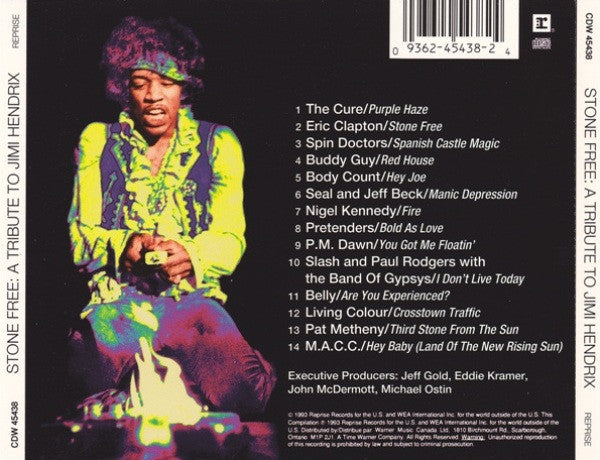Various : Stone Free (A Tribute To Jimi Hendrix) (CD, Album)
