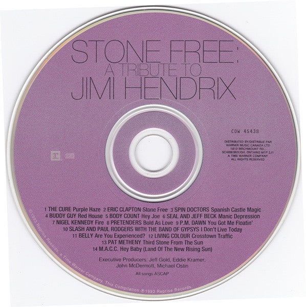 Various : Stone Free (A Tribute To Jimi Hendrix) (CD, Album)