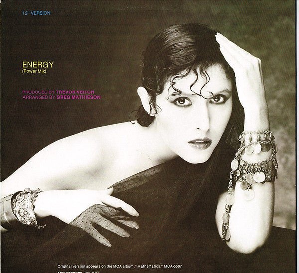 Melissa Manchester : Energy (12", Maxi)