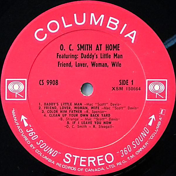 OC Smith : At Home (LP, Album)