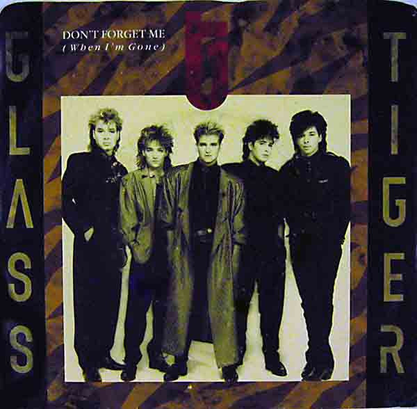 Glass Tiger : Don't Forget Me (When I'm Gone) (7", Single, Cle)