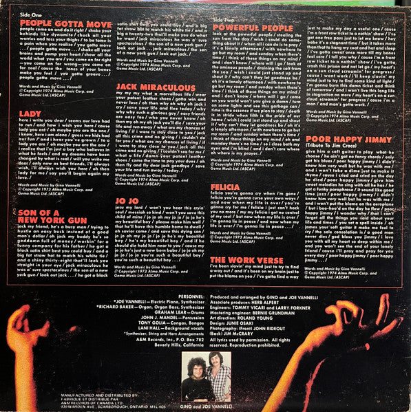 Gino Vannelli : Powerful People (LP, Album)