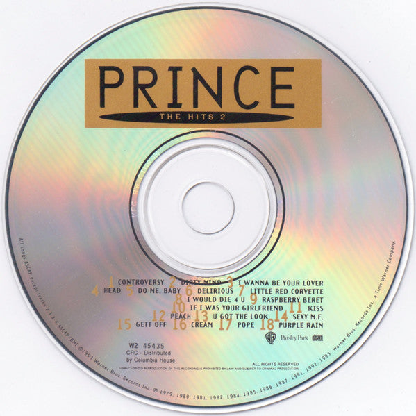 Prince : The Hits 2 (CD, Comp, Club, RE)