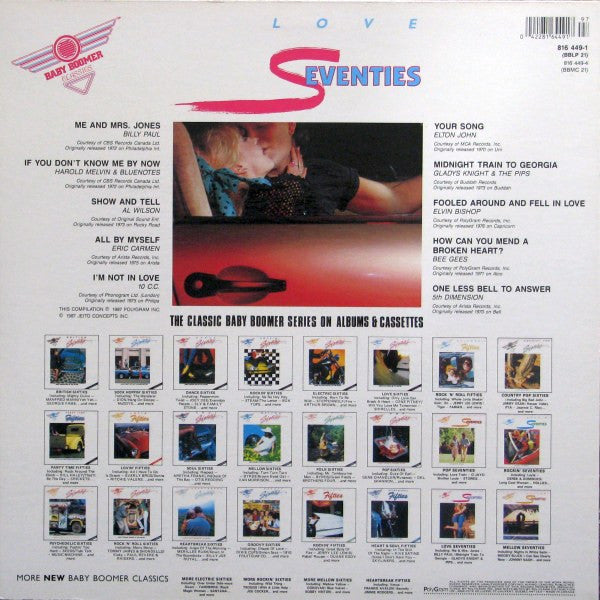 Various : Love Seventies (LP, Comp)
