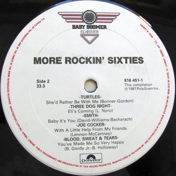 Various : More Rockin' Sixties (LP, Comp)
