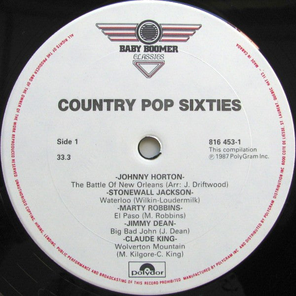 Various : Country Pop Sixties (LP, Comp)