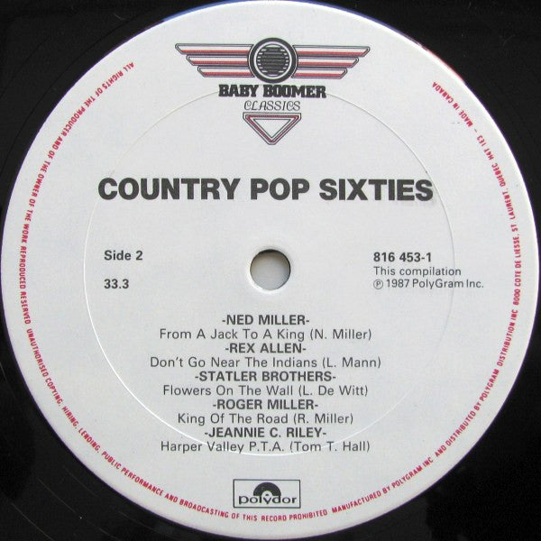Various : Country Pop Sixties (LP, Comp)