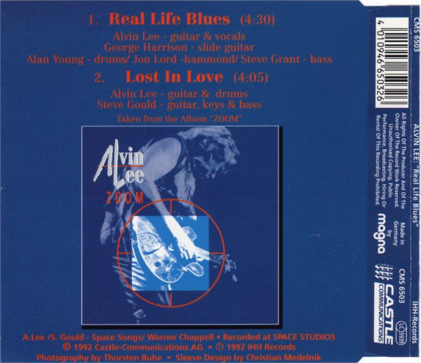 Alvin Lee : Real Life Blues (CD, Single)