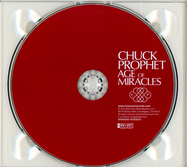 Chuck Prophet : Age Of Miracles (CD, Album)
