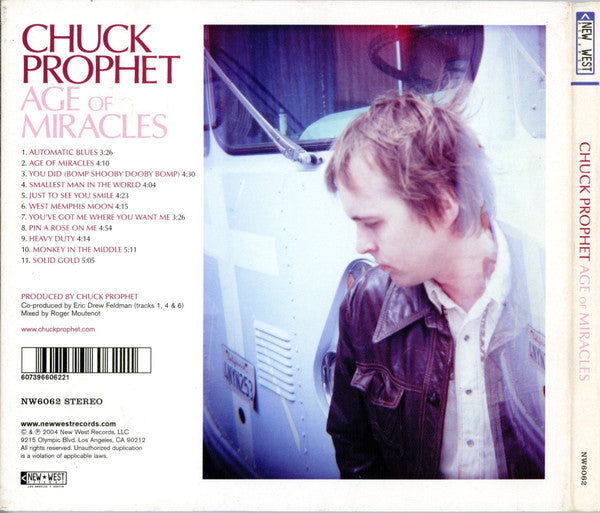Chuck Prophet : Age Of Miracles (CD, Album)