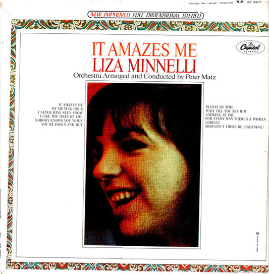 Liza Minnelli : It Amazes Me (LP, Album)