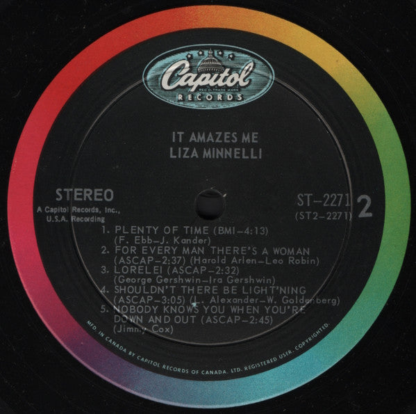 Liza Minnelli : It Amazes Me (LP, Album)