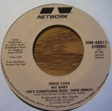Irene Cara : My Baby (He's Something Else) (7", Single)