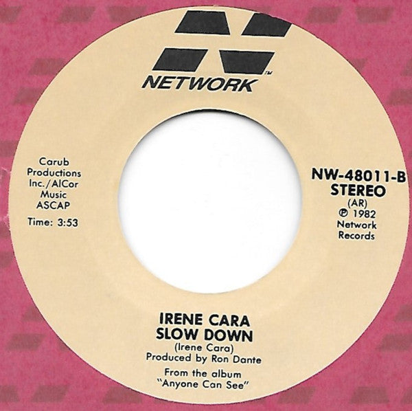 Irene Cara : My Baby (He's Something Else) (7", Single)