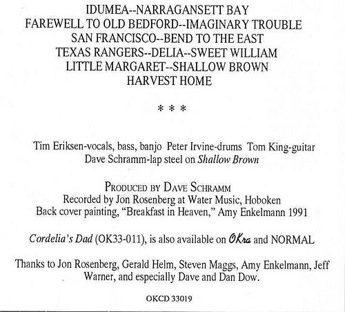 Cordelia's Dad : How Can I Sleep? (CD, Album)