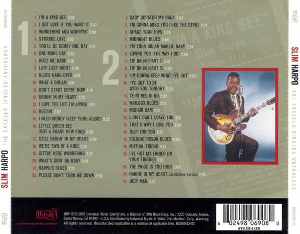 Slim Harpo : The Excello Singles Anthology (2xCD, Comp)