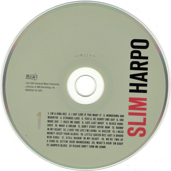 Slim Harpo : The Excello Singles Anthology (2xCD, Comp)