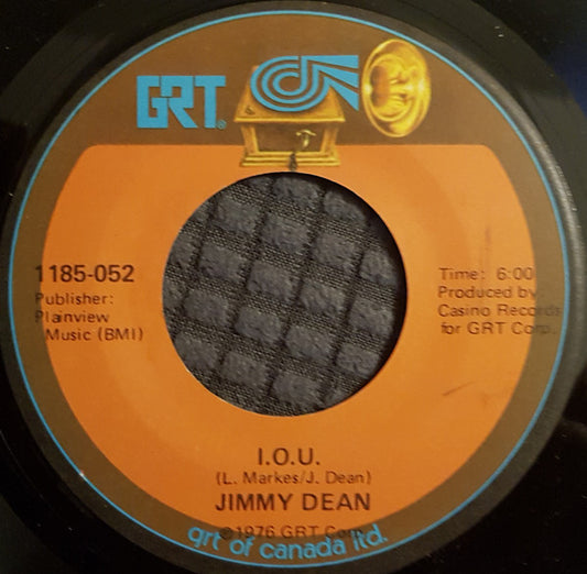 Jimmy Dean : I.O.U. (7")
