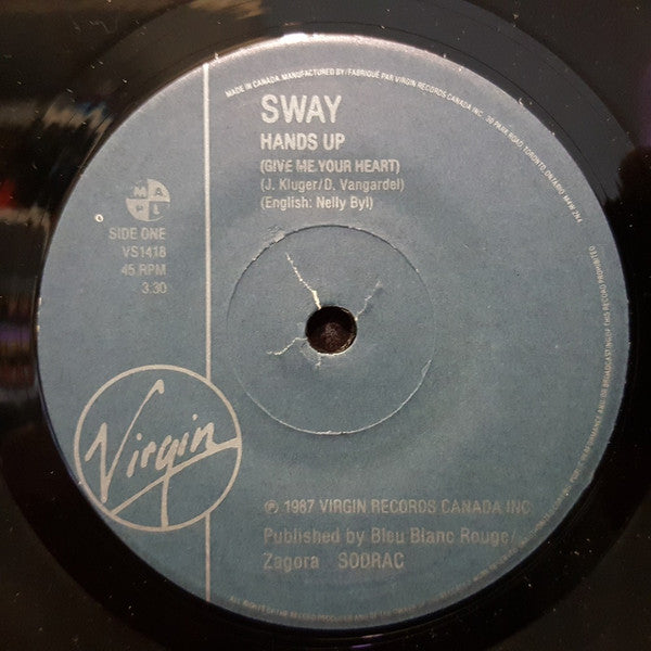 Sway (4) : Hands Up (Give Me Your Heart) (7")