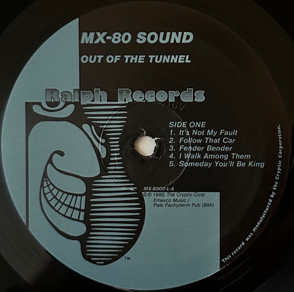 MX-80 Sound : Out Of The Tunnel (LP, Album, RP)