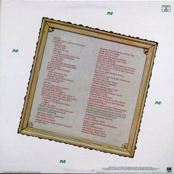 Carpenters : An Old-Fashioned Christmas (LP, Album)