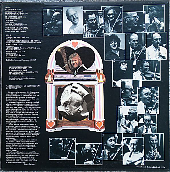 Harry Nilsson : A Little Touch Of Schmilsson In The Night (LP, Album, Gat)
